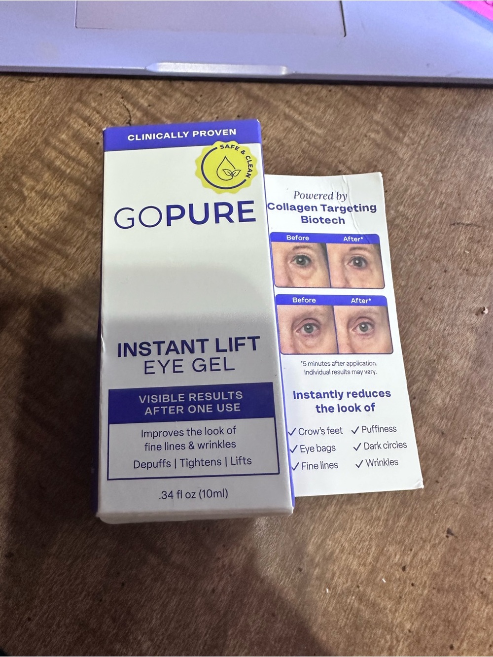 GOPURE Instant Lift Eye Gel Anti Aging Skin Care